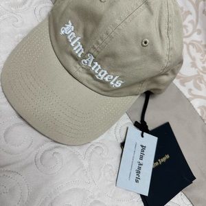 Palm Angels Logo Cotton Baseball Cap